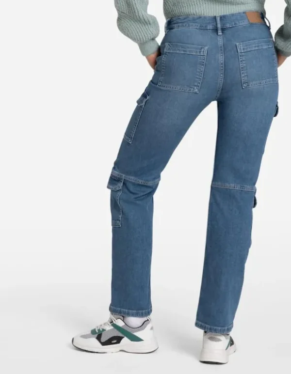 Jeans - Straight Fit - blau