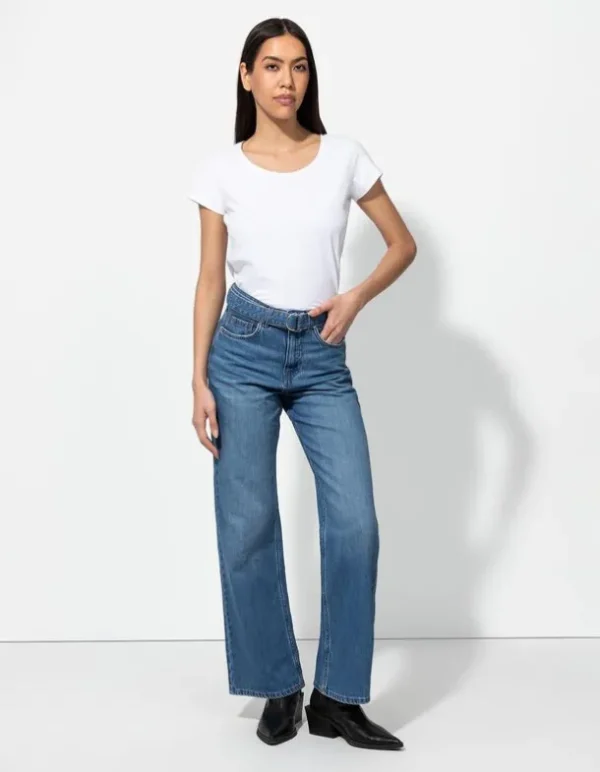 Jeans - Straight Fit - blau