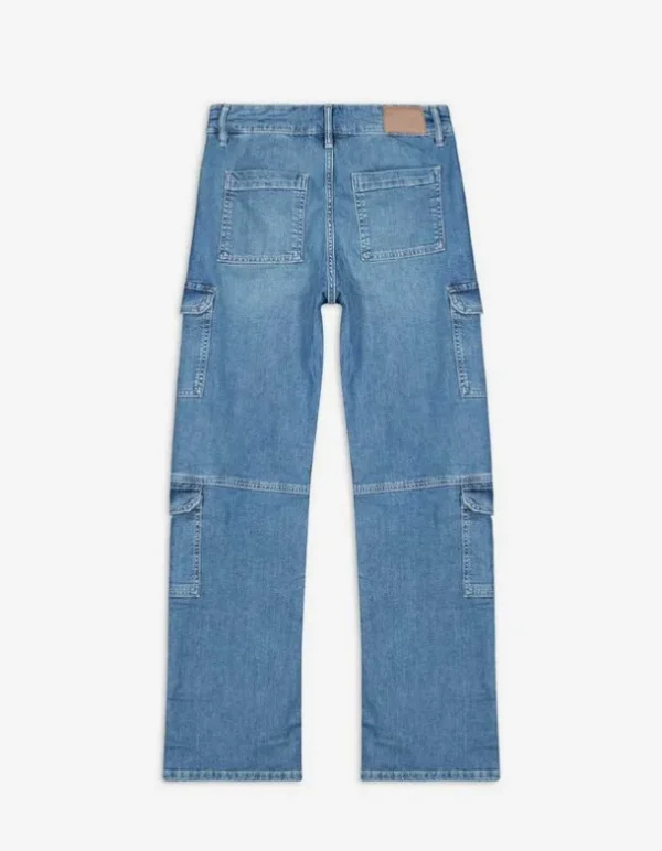 Jeans - Straight Fit - blau
