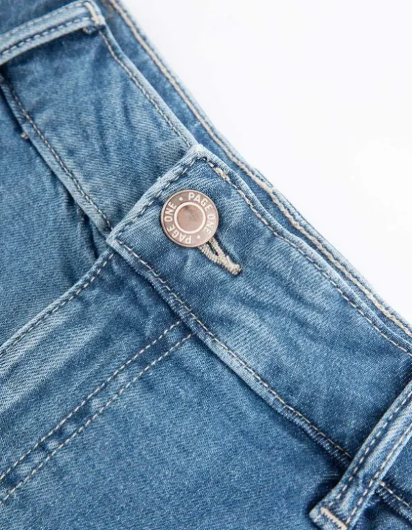 Jeans - Straight Fit - blau