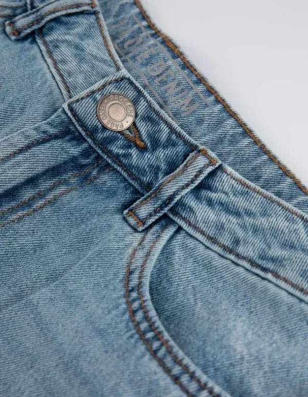 Jeans - Straight Fit - blau
