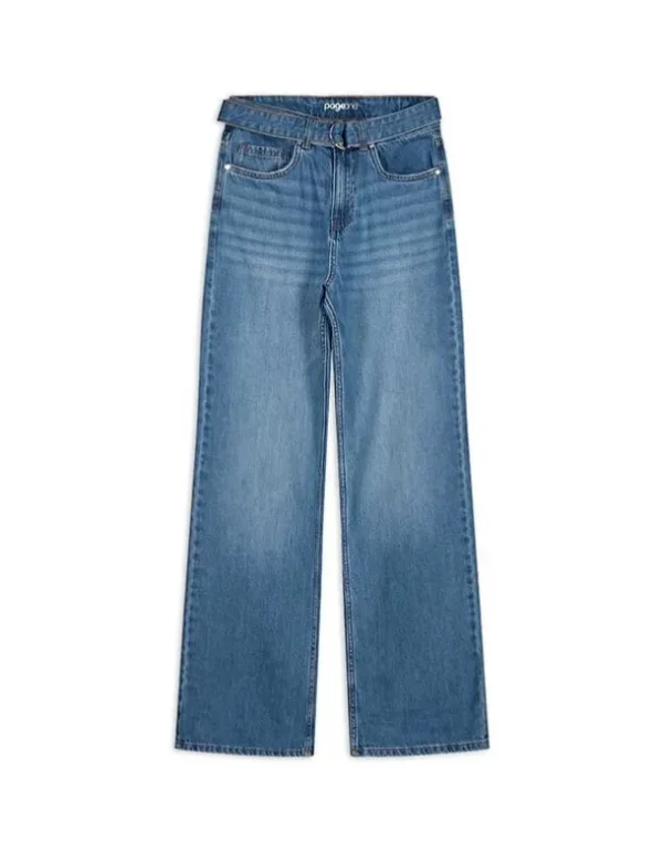 Jeans - Straight Fit - blau