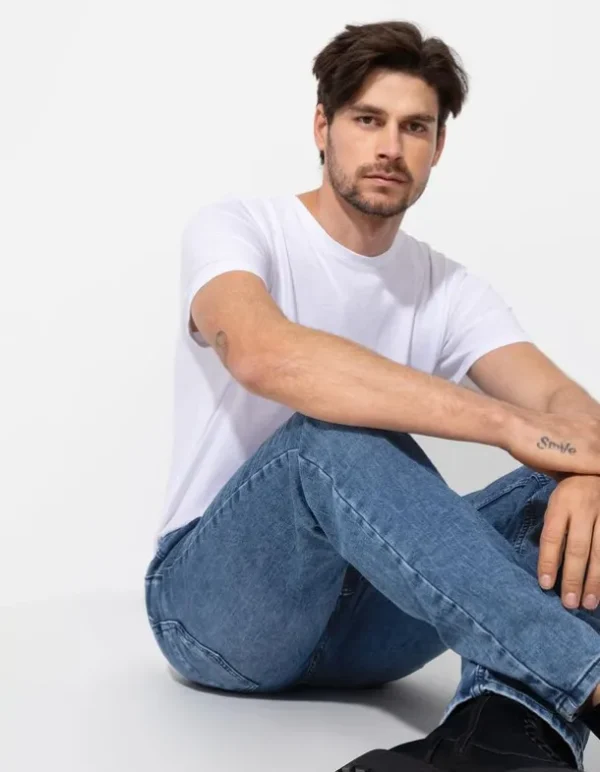 Jeans - Straight Fit - dunkelblau