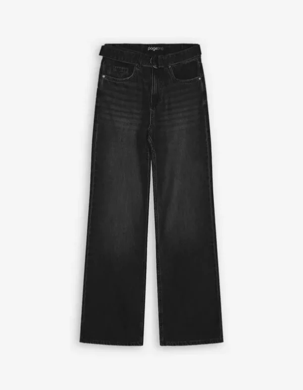 Jeans - Straight Fit - grau