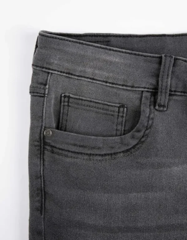Jeans - Straight Fit - grau