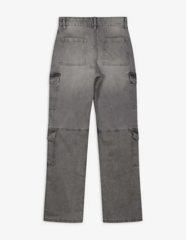 Jeans - Straight Fit - grau