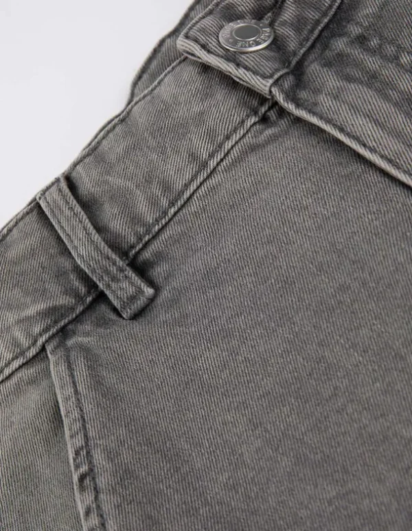 Jeans - Straight Fit - grau