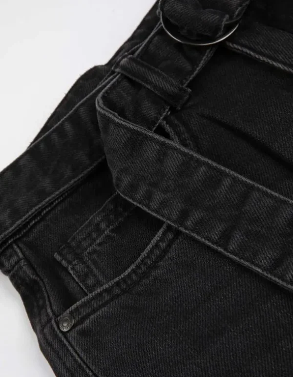 Jeans - Straight Fit - grau