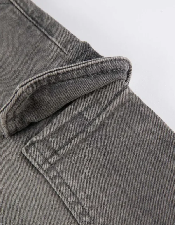 Jeans - Straight Fit - grau