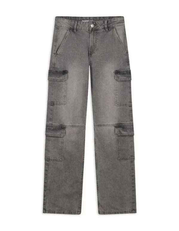 Jeans - Straight Fit - grau