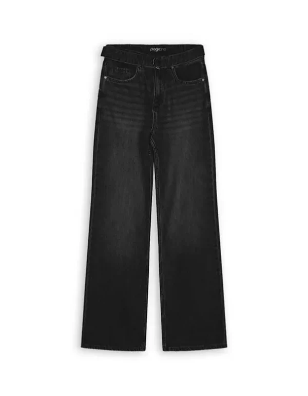 Jeans - Straight Fit - grau