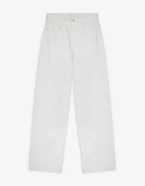 Jeans - Straight Fit - weiß