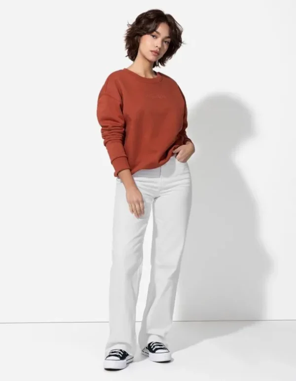 Jeans - Straight Fit - weiß