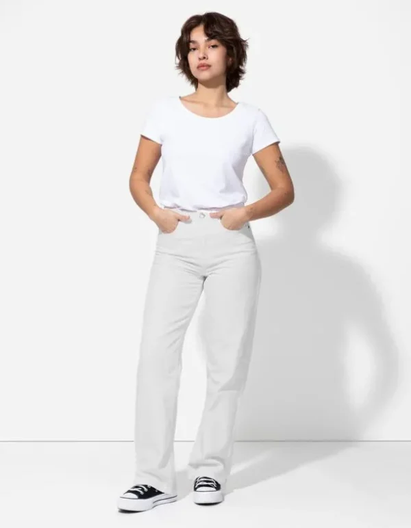Jeans - Straight Fit - weiß