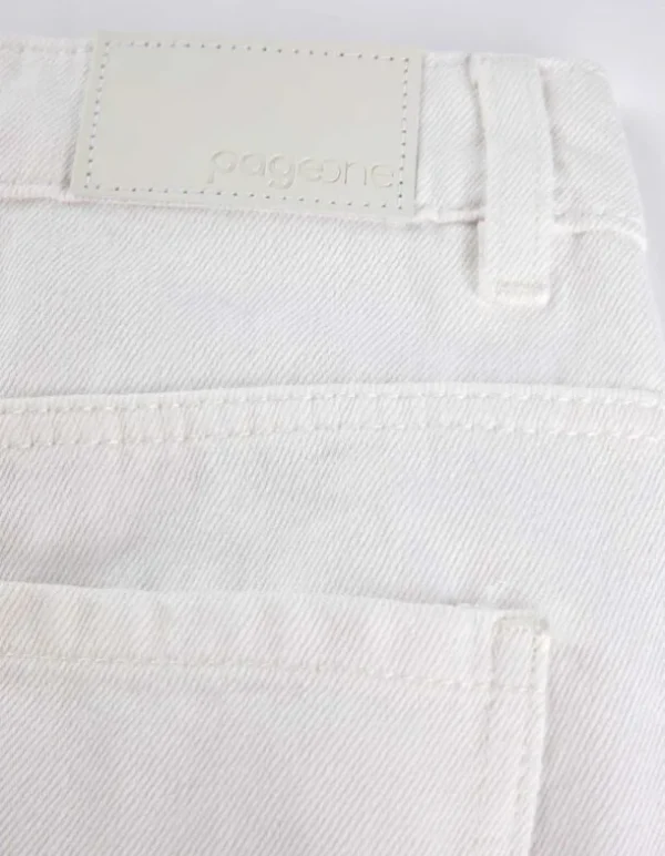 Jeans - Straight Fit - weiß