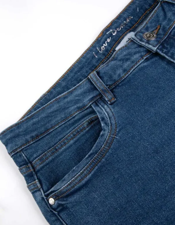 Jeans - Wascheffekte - blau