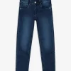 Jeans - Wascheffekte - dunkelblau