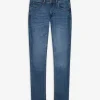 Jeans - Wascheffekte - dunkelblau