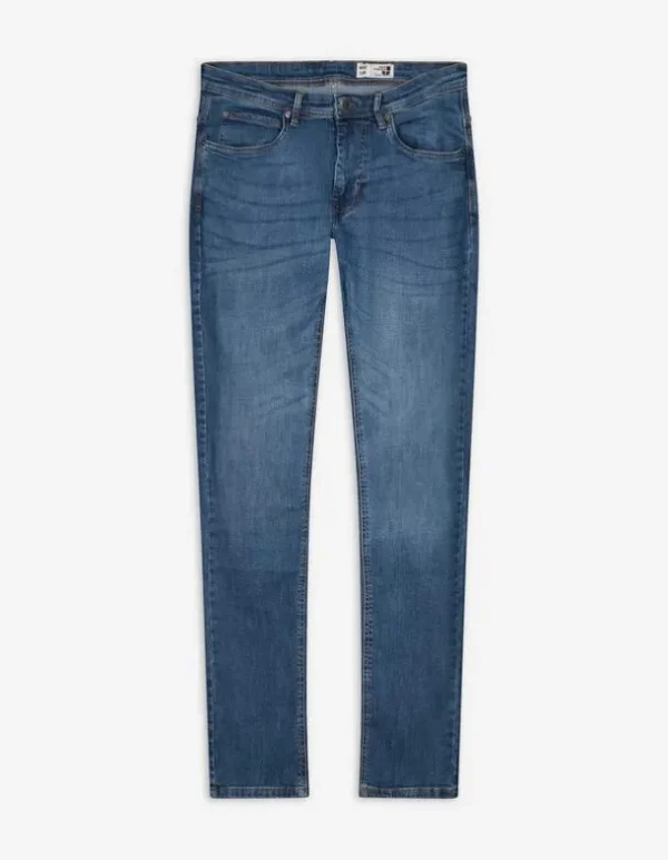 Jeans - Wascheffekte - dunkelblau
