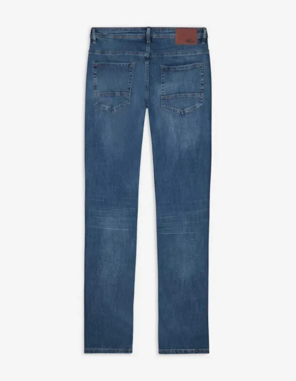 Jeans - Wascheffekte - dunkelblau