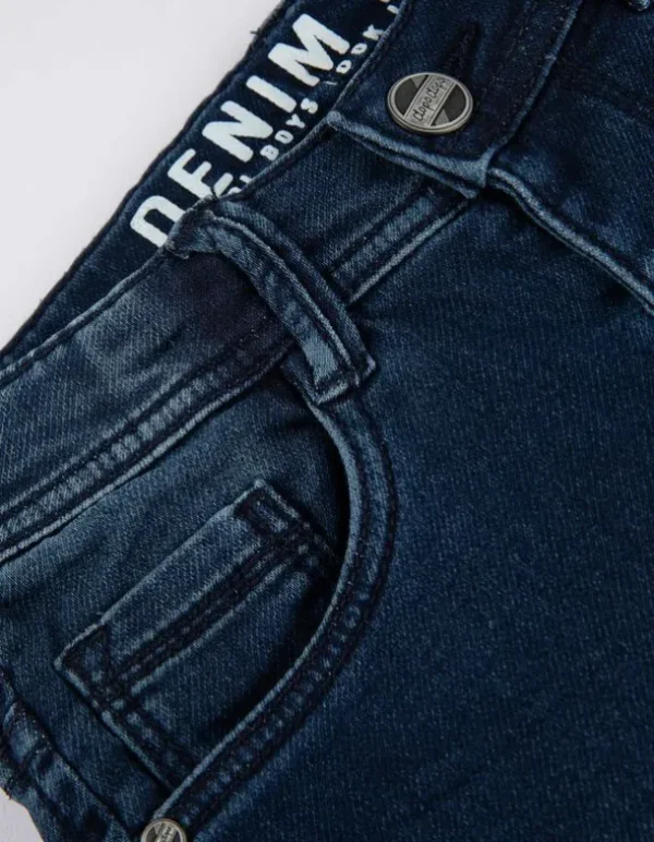 Jeans - Wascheffekte - dunkelblau