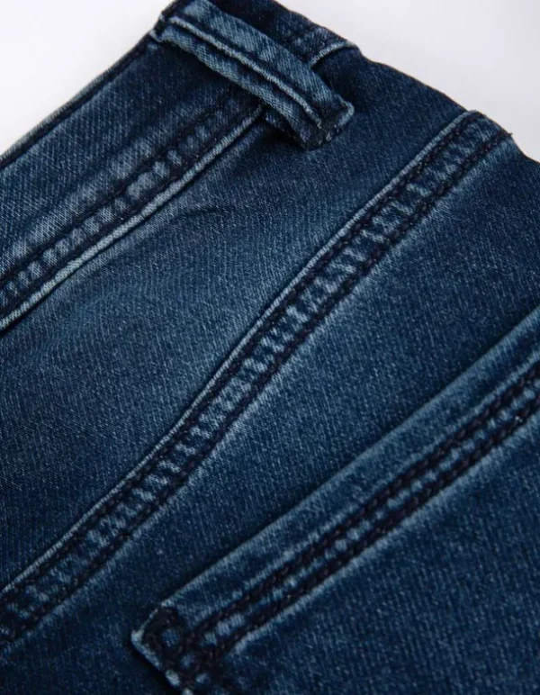 Jeans - Wascheffekte - dunkelblau
