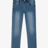 Jeans - Wascheffekte - hellblau