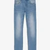 Jeans - Wascheffekte - hellblau