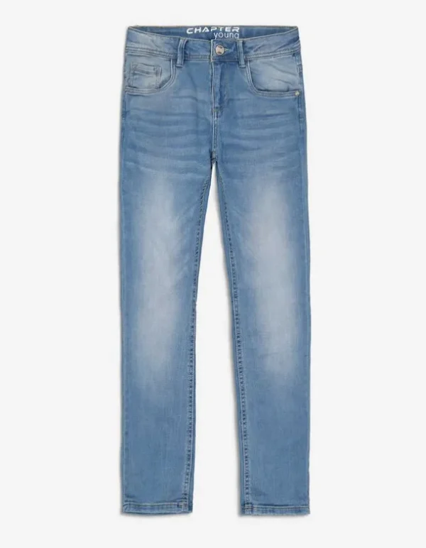 Jeans - Wascheffekte - hellblau