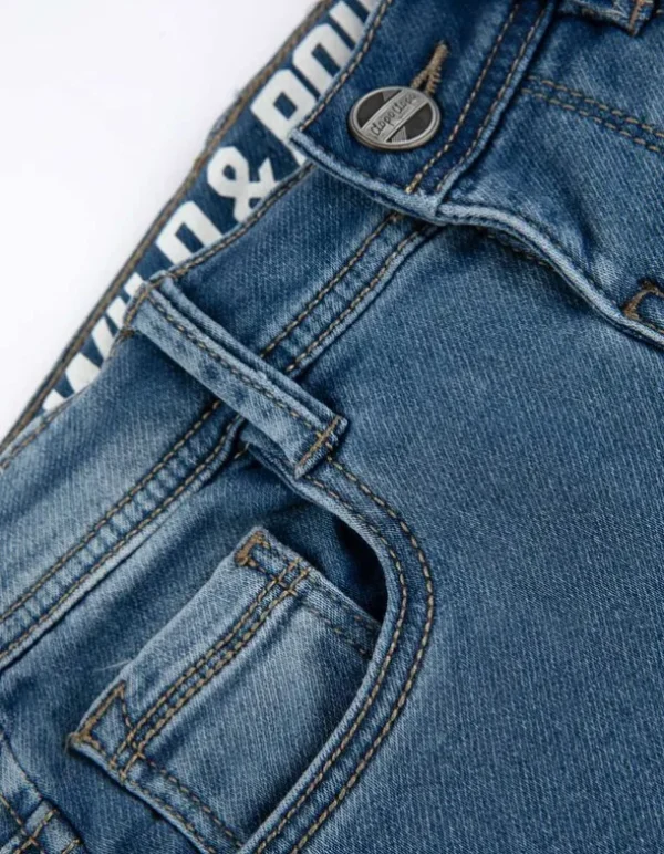 Jeans - Wascheffekte - hellblau