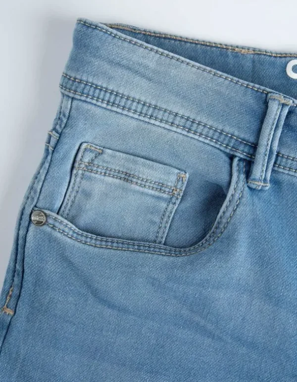 Jeans - Wascheffekte - hellblau
