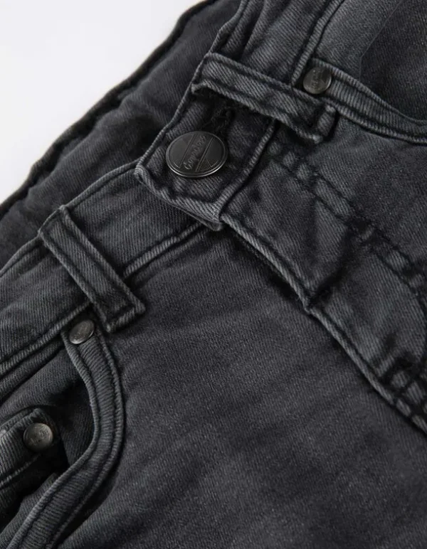 Jeans - Wascheffekte - schwarz