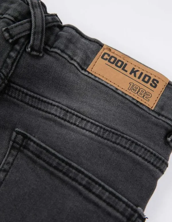 Jeans - Wascheffekte - schwarz