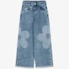 Jeans - Weites Bein - blau