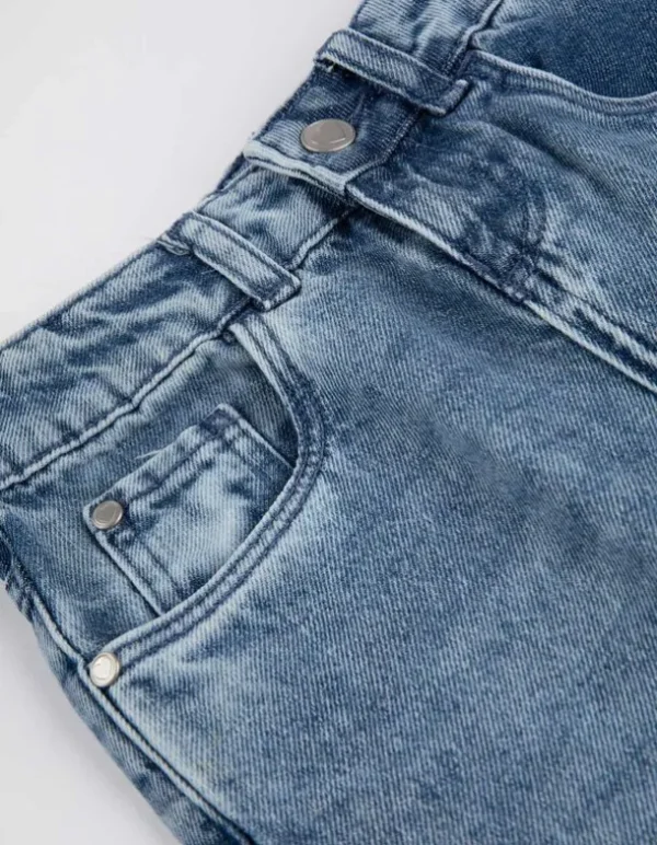 Jeans - Weites Bein - blau