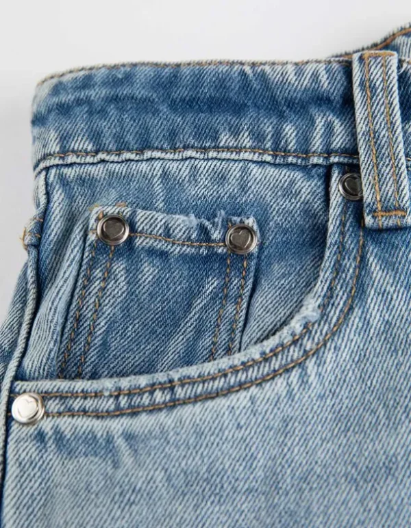 Jeans - Weites Bein - blau