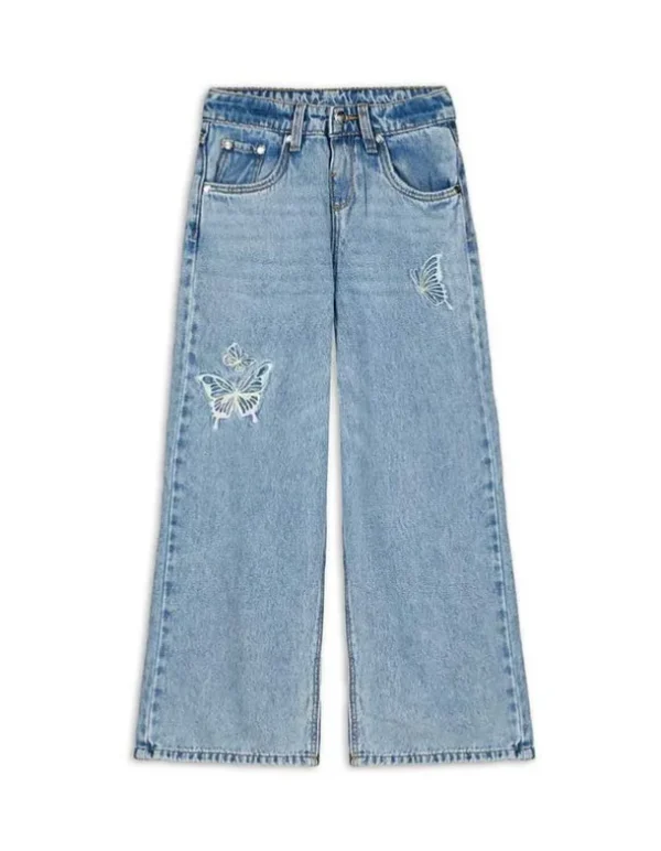 Jeans - Weites Bein - blau