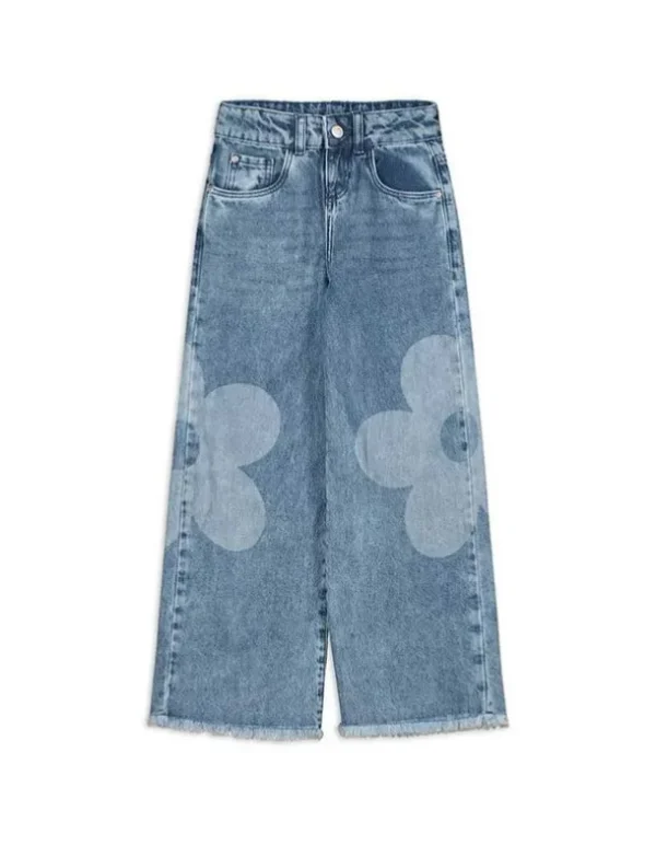 Jeans - Weites Bein - blau