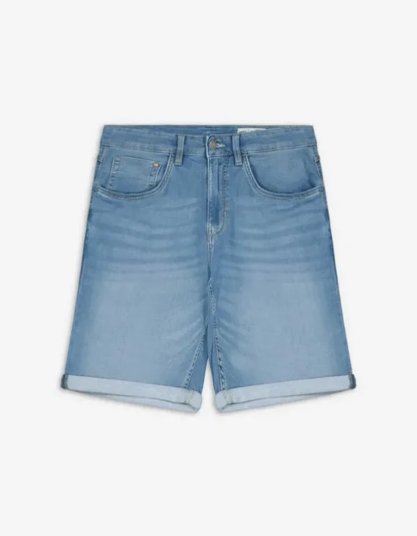 Jeansshorts - Fixierter Beinumschlag