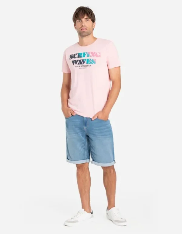 Jeansshorts - Fixierter Beinumschlag