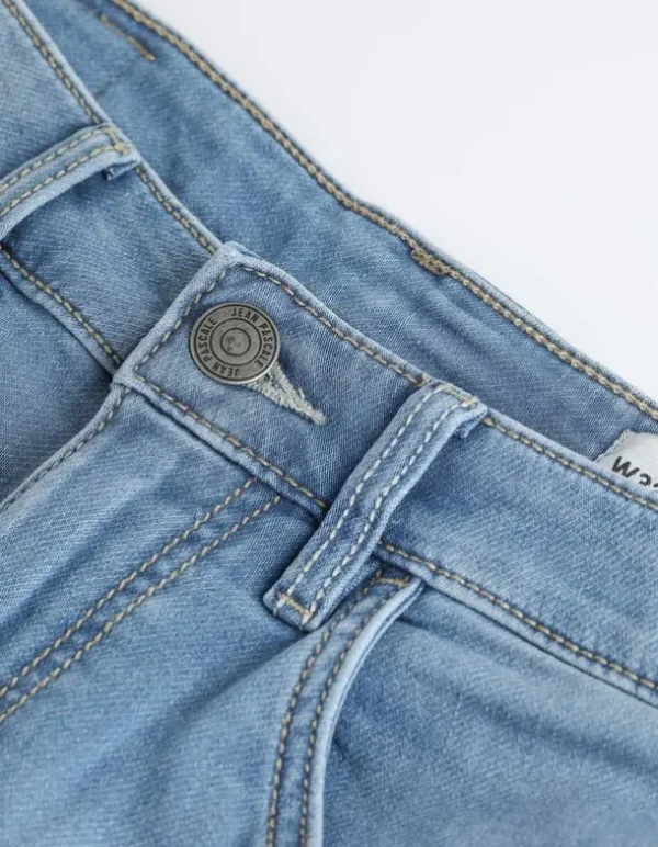 Jeansshorts - Fixierter Beinumschlag