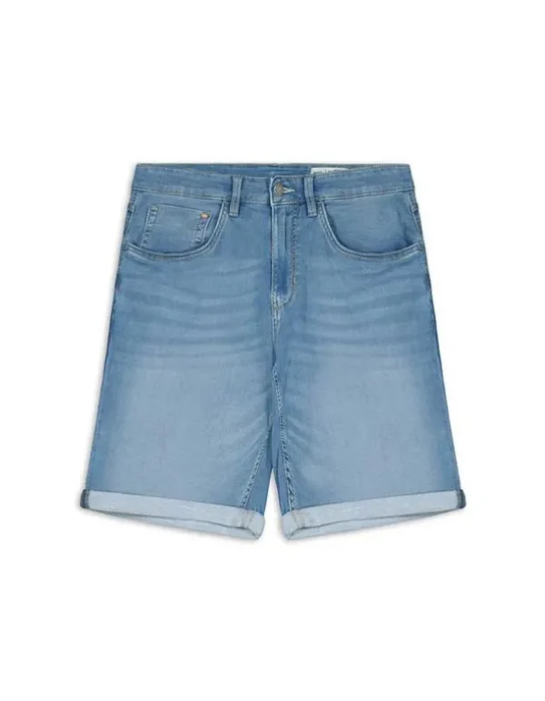 Jeansshorts - Fixierter Beinumschlag