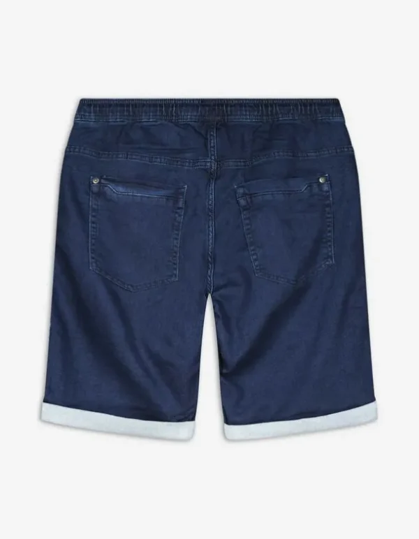 Jeansshorts - Wascheffekte - blau