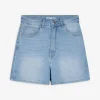 Jeansshorts - Weites Bein