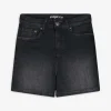 Jeansshorts - Weites Bein
