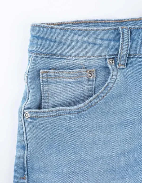 Jeansshorts - Weites Bein