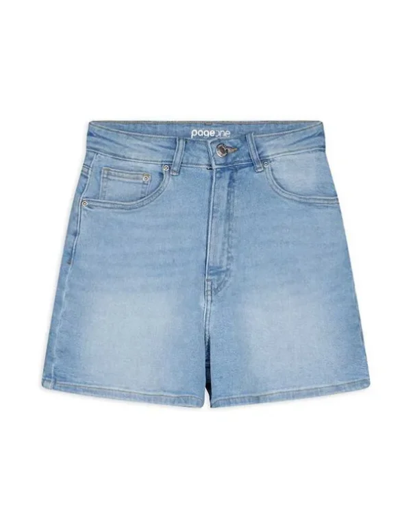 Jeansshorts - Weites Bein