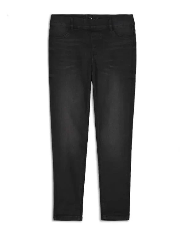 Jeggings - Gürtelschlaufen - schwarz