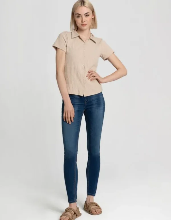 Jeggings - Skinny Fit - blau