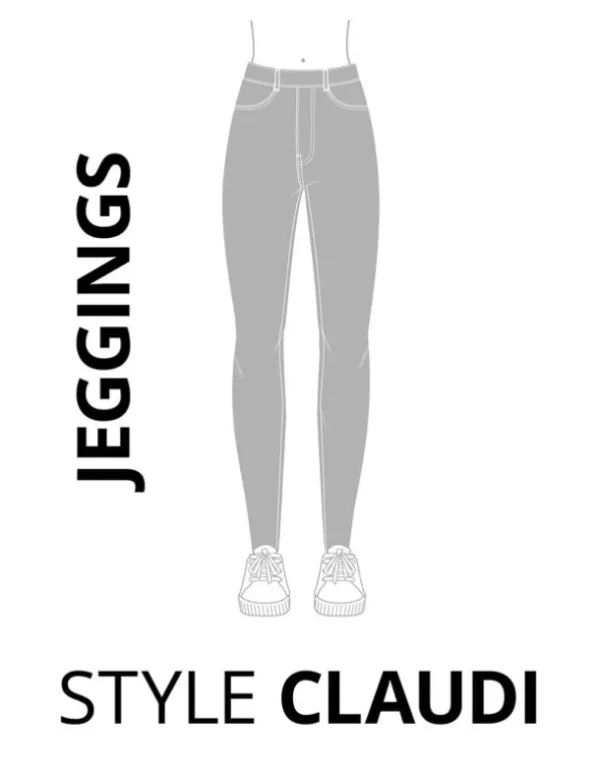 Jeggings - Skinny Fit - blau
